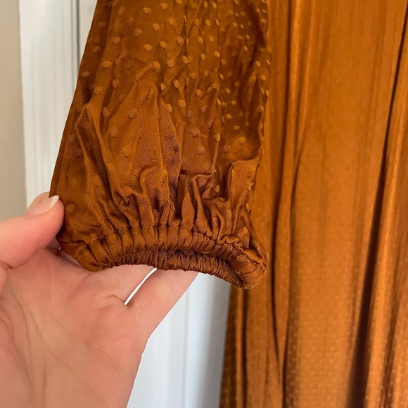 &Other Stories Jacquared Empire Midi Dress… - Picture 3 of 6